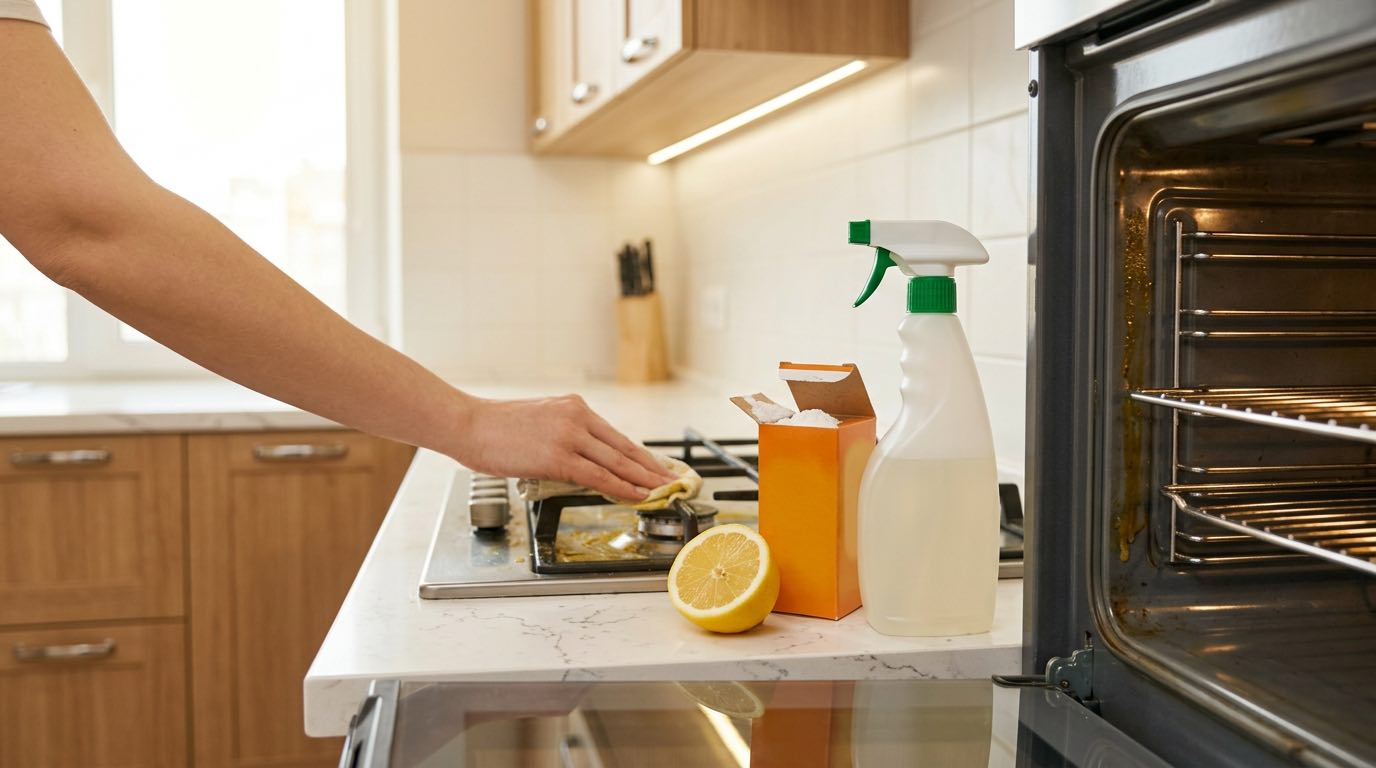 Эко-уборка кухни: натуральные средства от жира