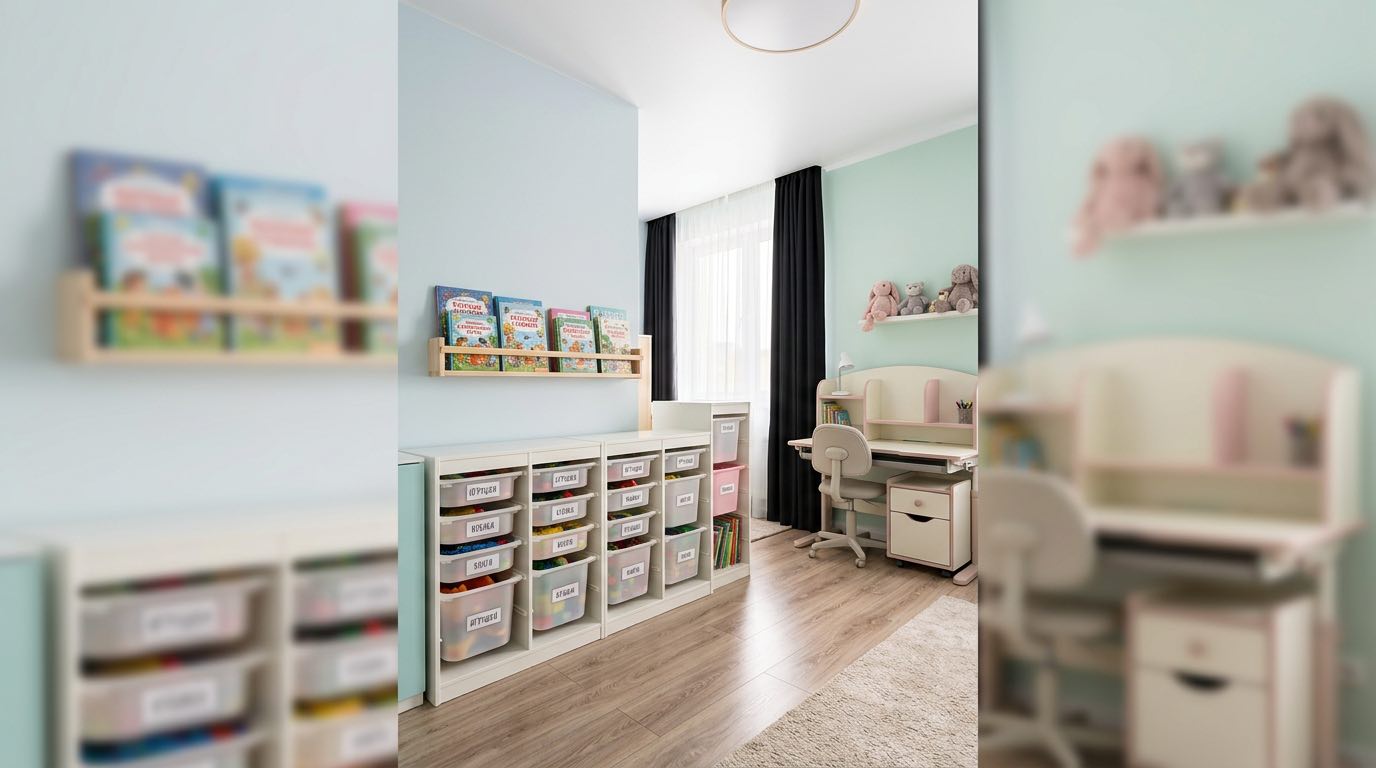Как навести порядок в детской комнате