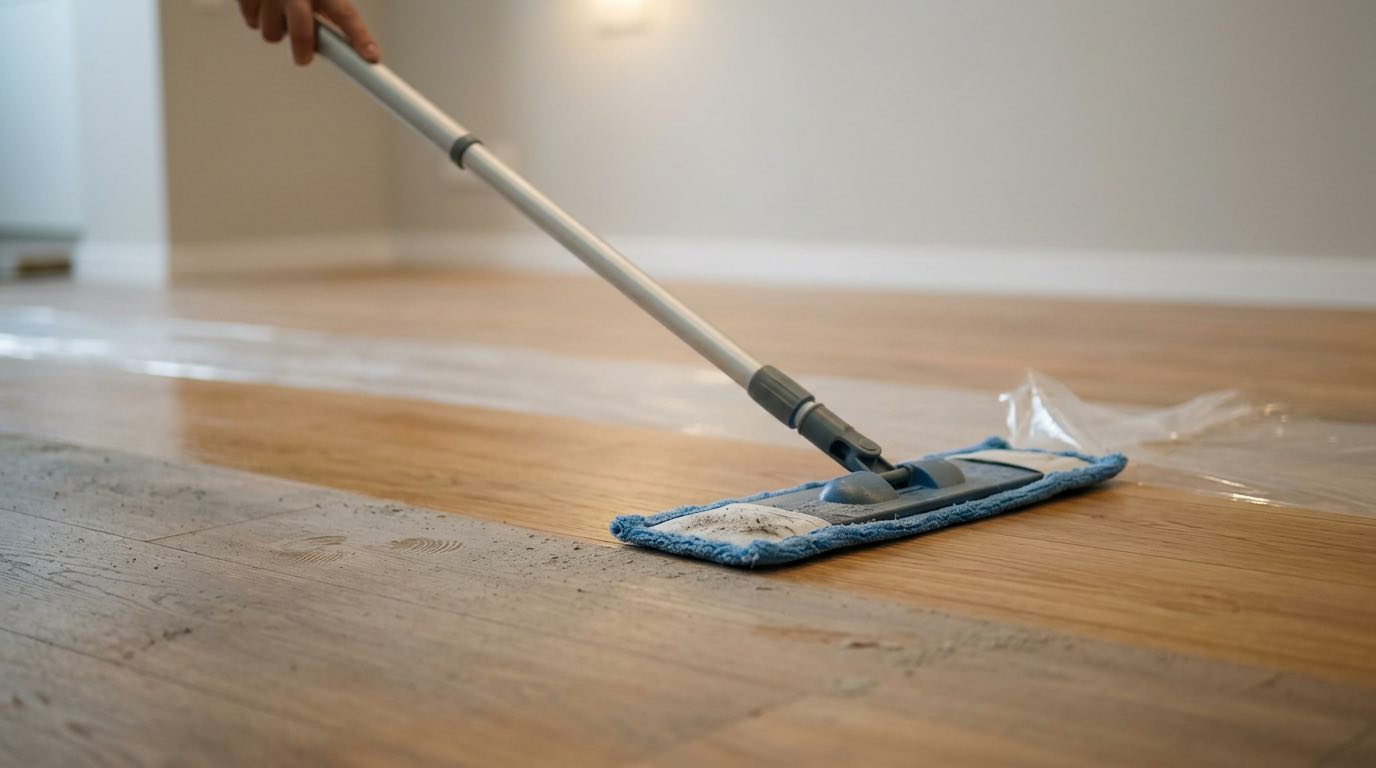 Как очистить ламинат после ремонта без повреждений