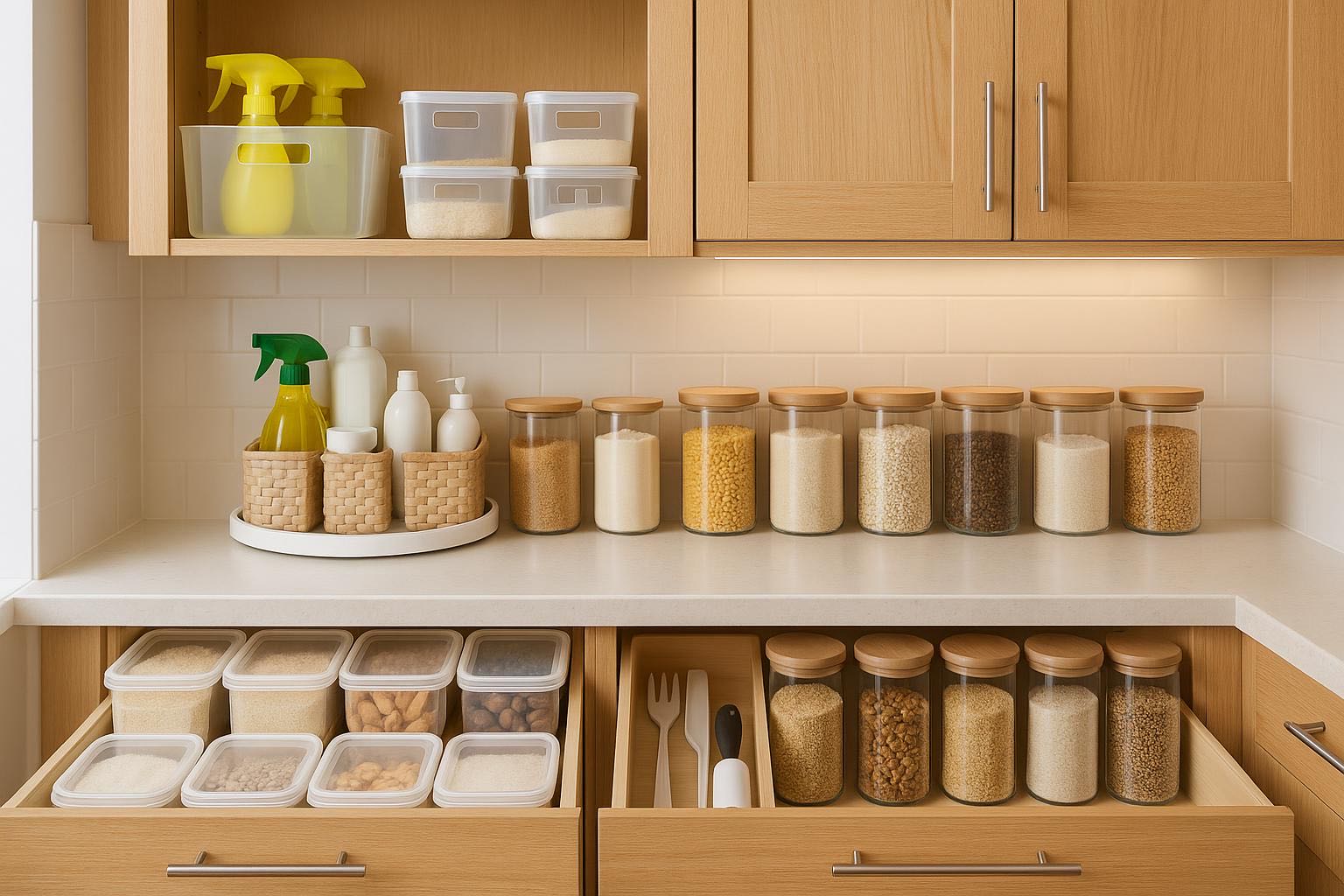 Организация хранения на кухне: идеи и лайфхаки